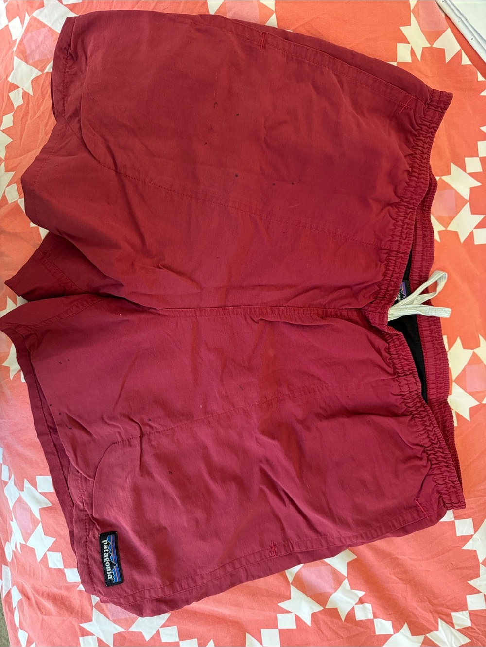 Patagonia Men's Burgundy/Maroon Swim Shorts